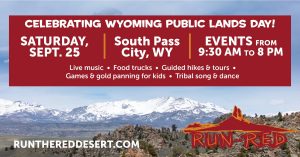 Run the Red to Celebrate Wyoming Public Lands Day with Community Events in South Pass City