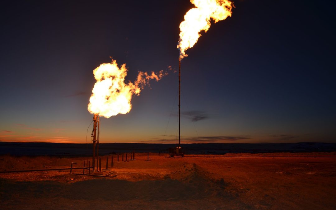 Oil and gas flare
