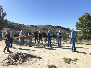 Governor tours the Red Desert with citizens group and Outdoor Council staff