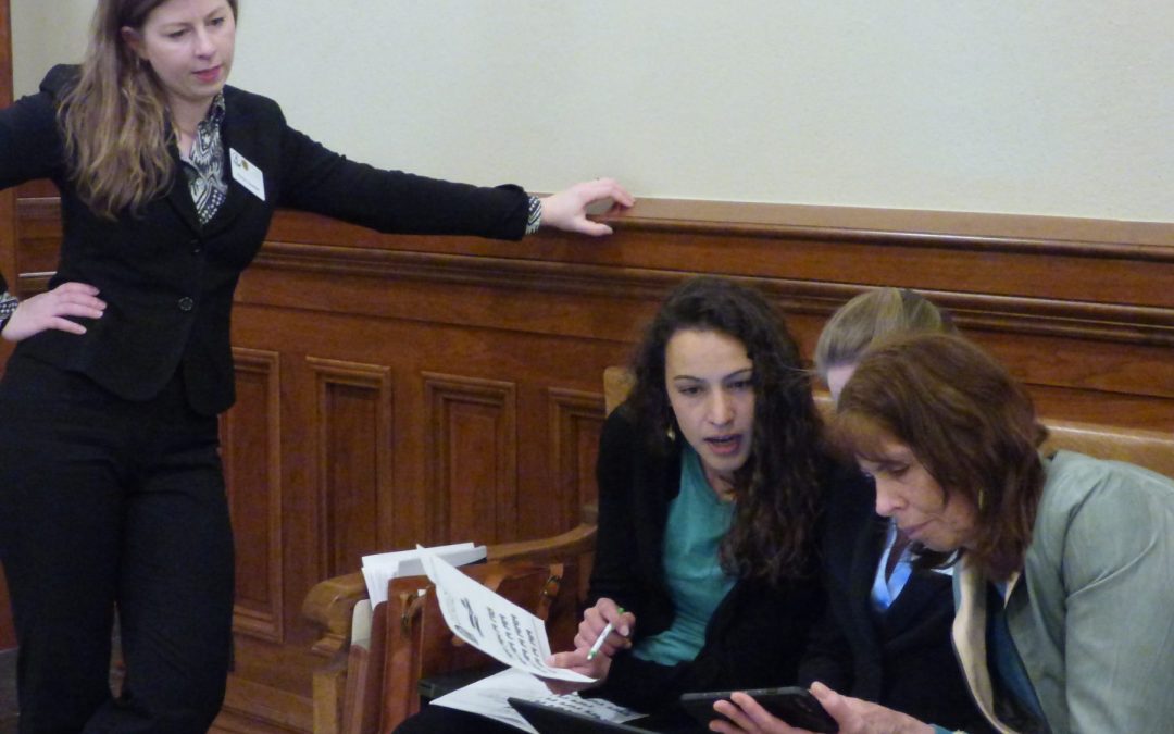 Behind the scenes at the Legislature. Image: Elizabeth Traver.